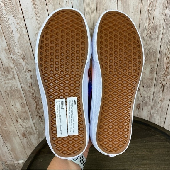 Vans Old Skool Flames Racer Sneaker Black/Red Size 9 Men - Picture 7 of 11